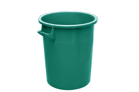 Cylindrical waste bin - 75 l