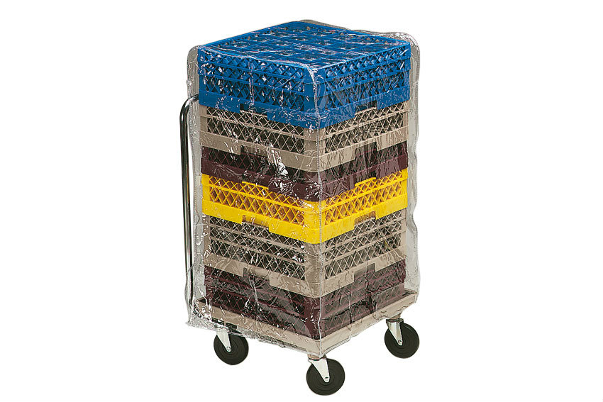 Transparante beschermhoes vaatwaskorven Traex - H: 910mm 