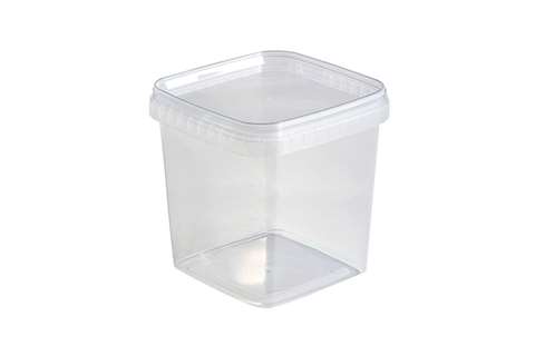 Pot Unipak vierkant - 195x195mm - 2l - excl. deksel