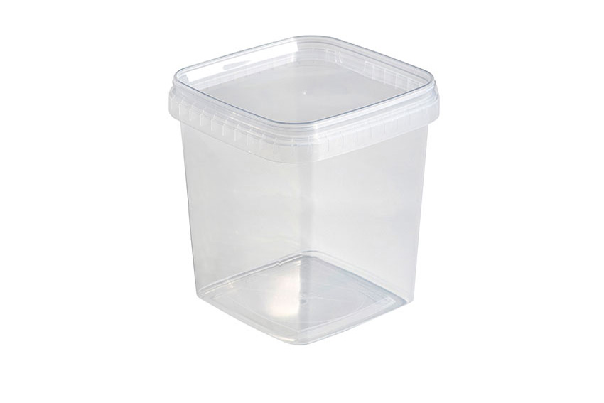 Pot 195x195mm - 3100ml - excl. couvercle - serie Unipak carre 