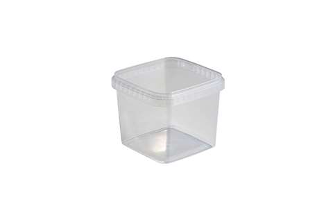 Pot 129x129mm - 1150ml - excl. lid - serie Unipak square