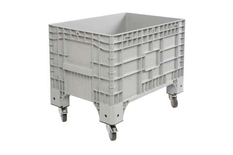 Volumenbehälter 1040x640x790mm - 4 Räder - 2 Gebremste Kurzen Seite