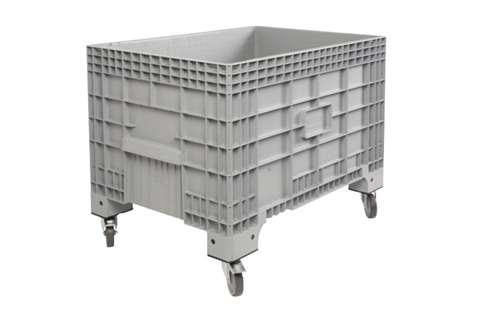 Volumebox 510l - 1200x800x918mm - 4 wheels , 2 with brake short side