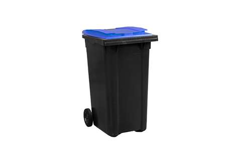 Container on wheels - 240l - with colored lid