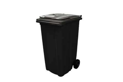Waste container on 2 wheels - 120l