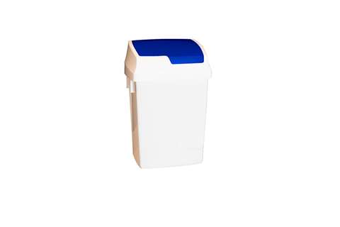 Poubelle avec couvercle basculant 25l - 330x270x520mm