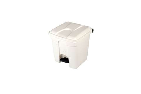 Rechthoekige pedaalafvalbak 30l - 410x398x435mm