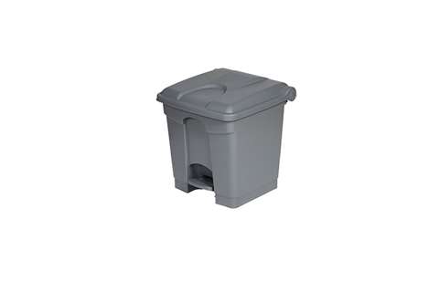Rechthoekige pedaalafvalbak 30l - 410x398x435mm