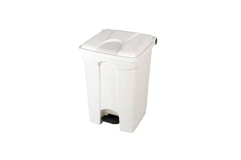 Rechthoekige pedaalafvalbak 45l - 410x398x600mm