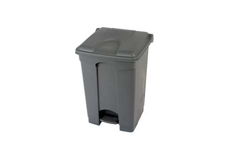 Rechthoekige pedaalafvalbak 45l - 410x398x600mm