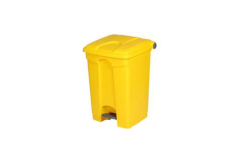 Rechthoekige pedaalafvalbak 45l - 410x398x600mm