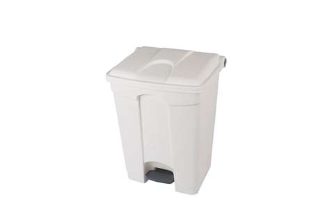 Rechthoekige pedaalafvalbak 70l - 495x412x673mm