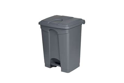 Rechthoekige pedaalafvalbak 70l - 495x412x673mm