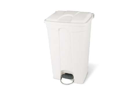 Rechthoekige pedaalafvalbak 90l - 500x412x820mm