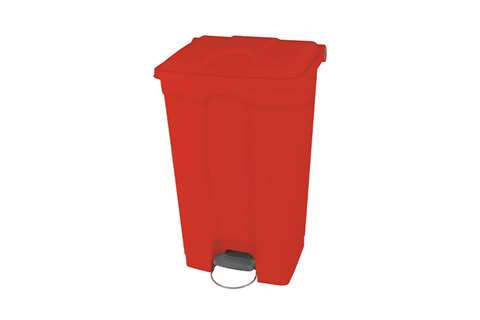Rechthoekige pedaalafvalbak 90l - 500x412x820mm