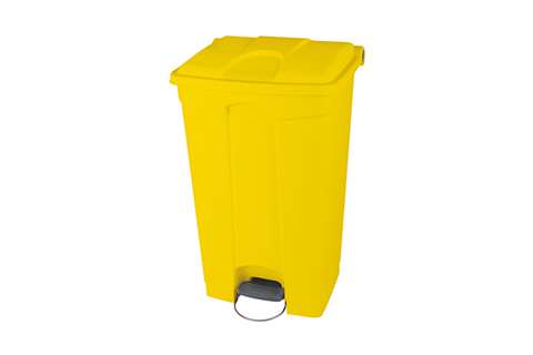 Rechthoekige pedaalafvalbak 90l - 500x412x820mm