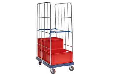 Rolcontainers met uitneembare hekken